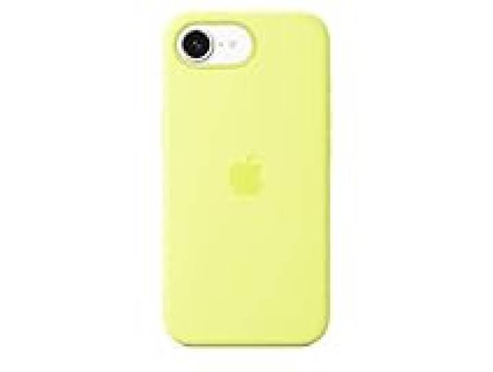 Apple Coque en Silicone pour iPhone 16e - Jaune Fluo