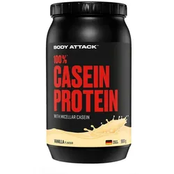 Body Attack - 100 % Casein Protein - 900g DoseVanille 900g