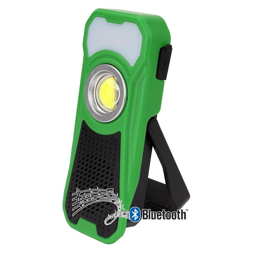 Tracon LED Akku-Handleuchte mit Bluetooth Lautsprecher (500 lm) (TR-STLBT10W)