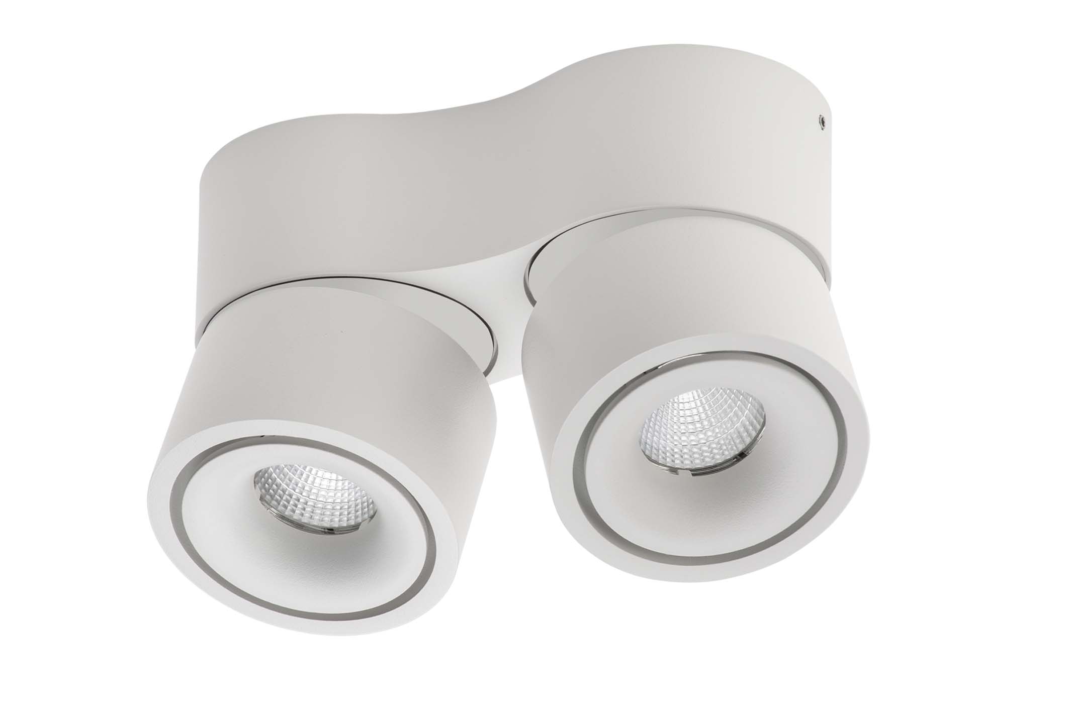 Lumexx 2er-LED-Deckenstrahler EASY MINI DOUBLE weiß 2-215-10-1 5706872019052