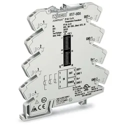 Wago 857-808 Temperaturmessumformer für RTD-Sensoren,Strom- und Spannungsausgangssignal,Versorgungsspannung DC 24 V 857808