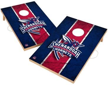 Skip's Garage Vintage Shenandoah Hornets Regulation 2x4 Cornhole Set