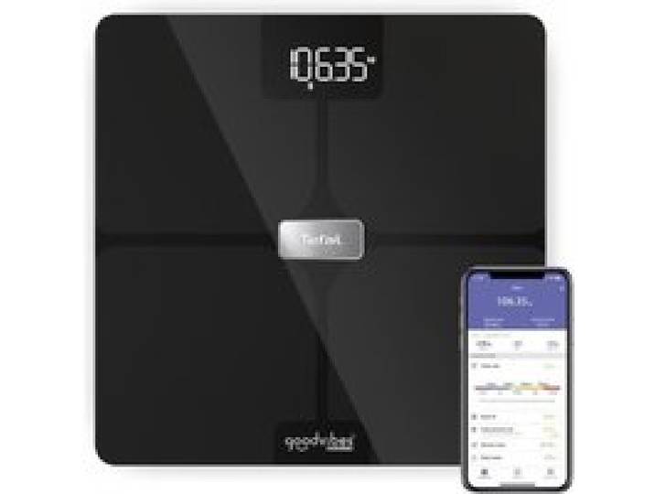 TEFAL Balance connectée 14 indicateurs corporels Application connectée Capacité 180 kg Plateau en verre 32x32 cm BM9670S1