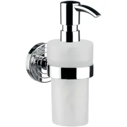 emco polo Seifenspender, Behälter aus Kunststoff, weiß, 245ml, 072100102