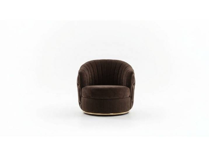 Xlmoebel Loungesessel Beige Chesterfield Sessel mit hochwertiger Polsterung (Sessel), Hergestellt in Europa