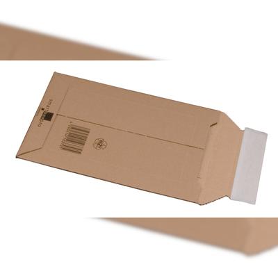 smartboxpro 100 Versandtaschen aus Wellpappe, 200 x 288 x 52 mm, DIN A5 braun