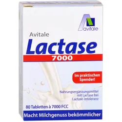 Lactase 7000 FCC Tabletten im Spender