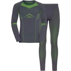 ODLO Herren Funktionswäsche-Set Fundamentals Performance Warm, Größe M in Schwarz Schwarz