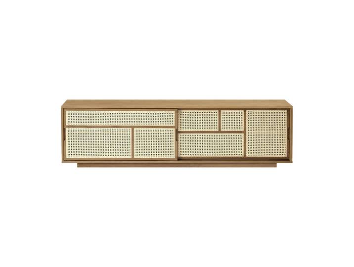 Design House Stockholm Table d appoint Air, bas chêne, rotin'