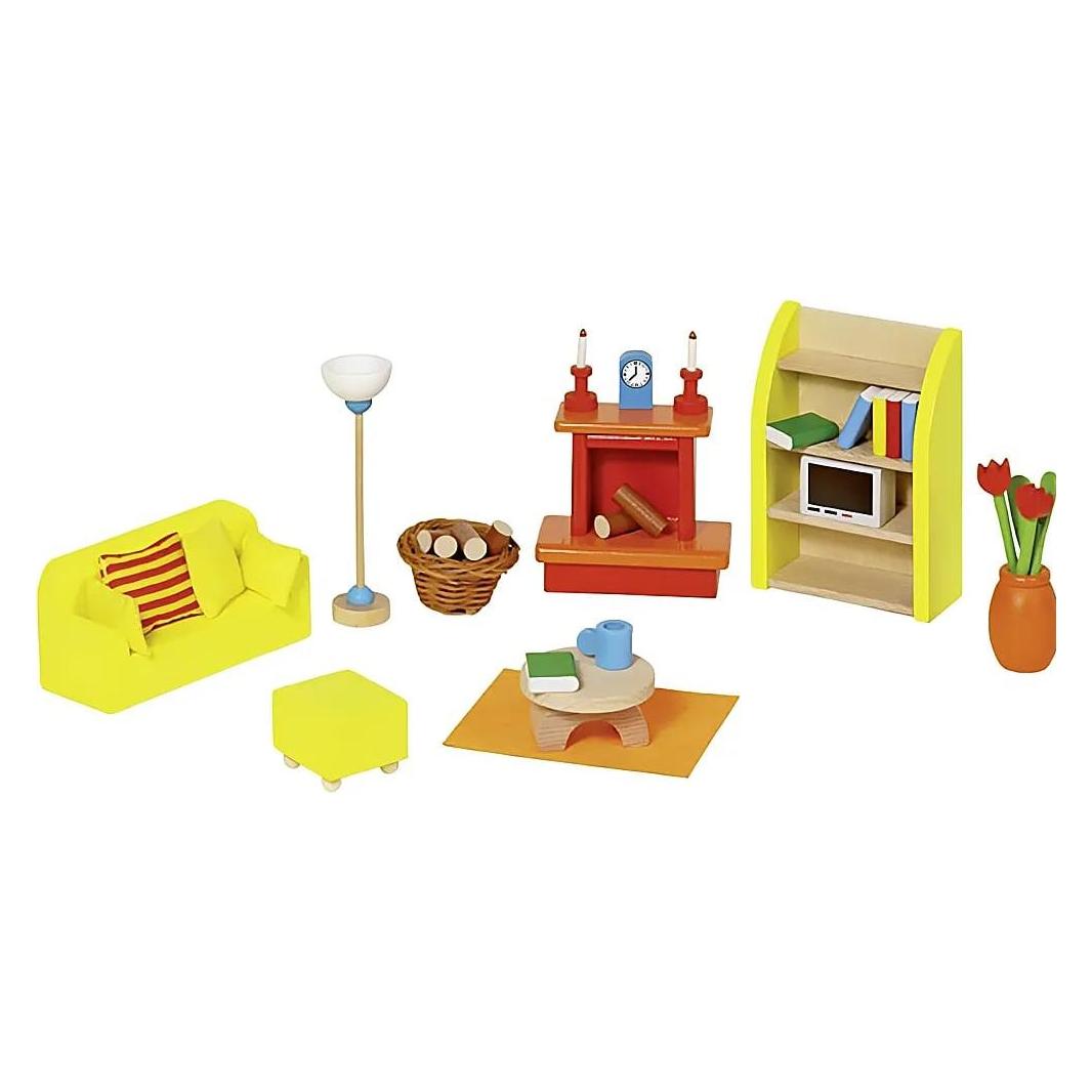 Goki Puppe Haus Möbel Wohnzimmer (51904)