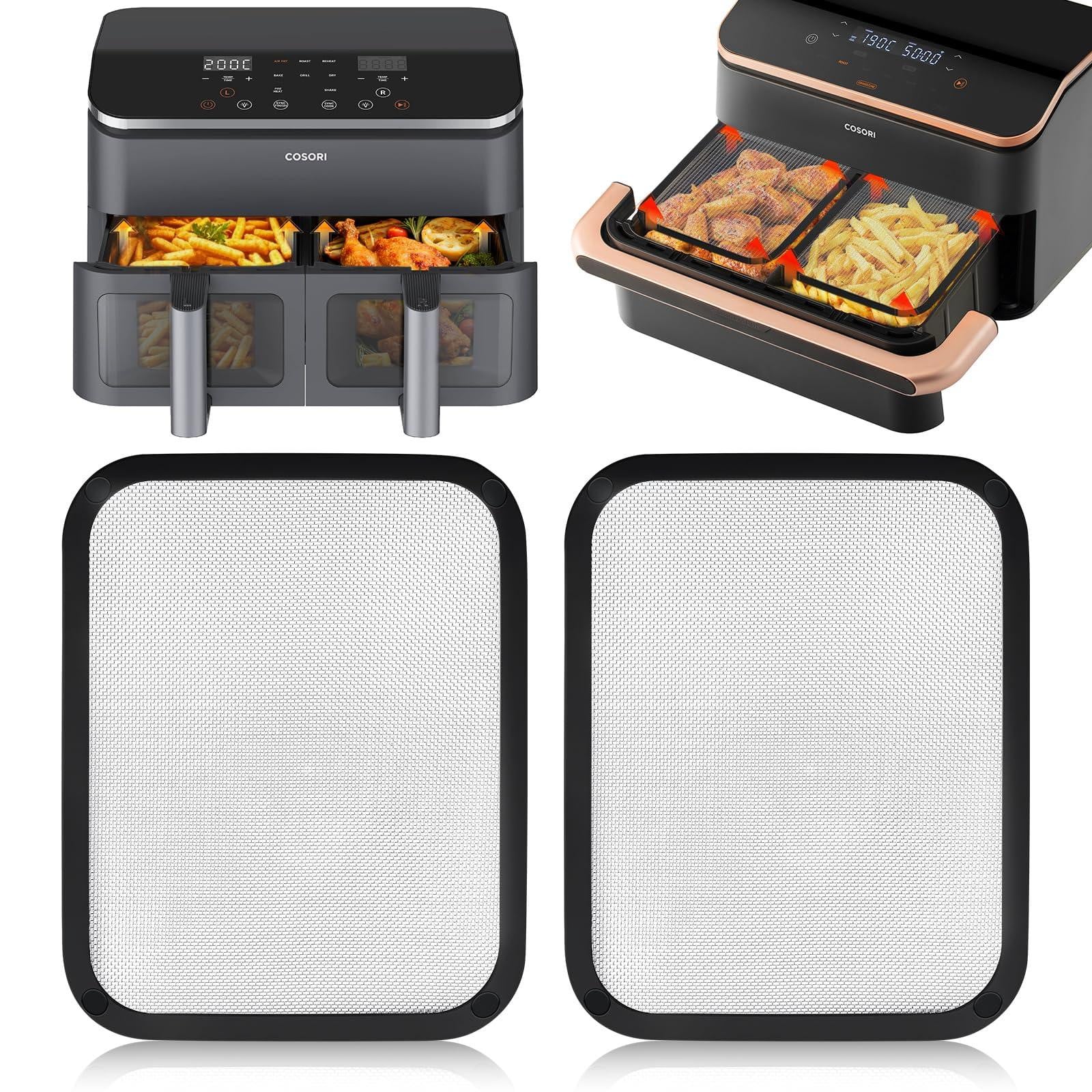 Dripio Accessoires voor Cosori heteluchtfriteuses van 8,5 liter en 10 liter
