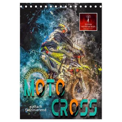Motocross - einfach faszinierend (Tischkalender 2027 DIN A5 hoch), CALVENDO Monatskalender
