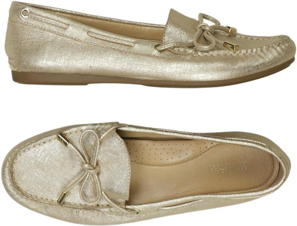 Michael Michael Kors Damen Ballerina, Gold, Gr. EU 38, Leder - Second Hand