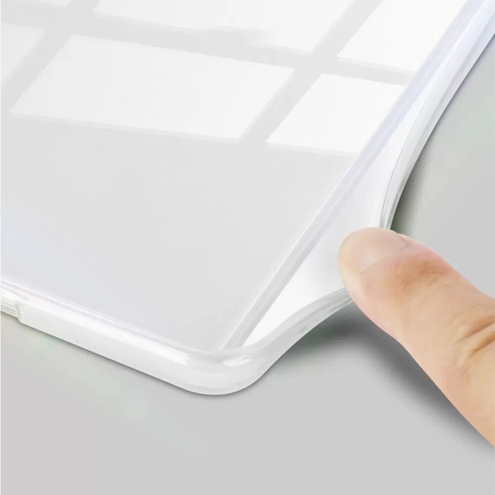 INF Kindle Paperwhite 558 Acryl Schutzhülle - Transparente Abdeckung mit Magnetverschluss Grau