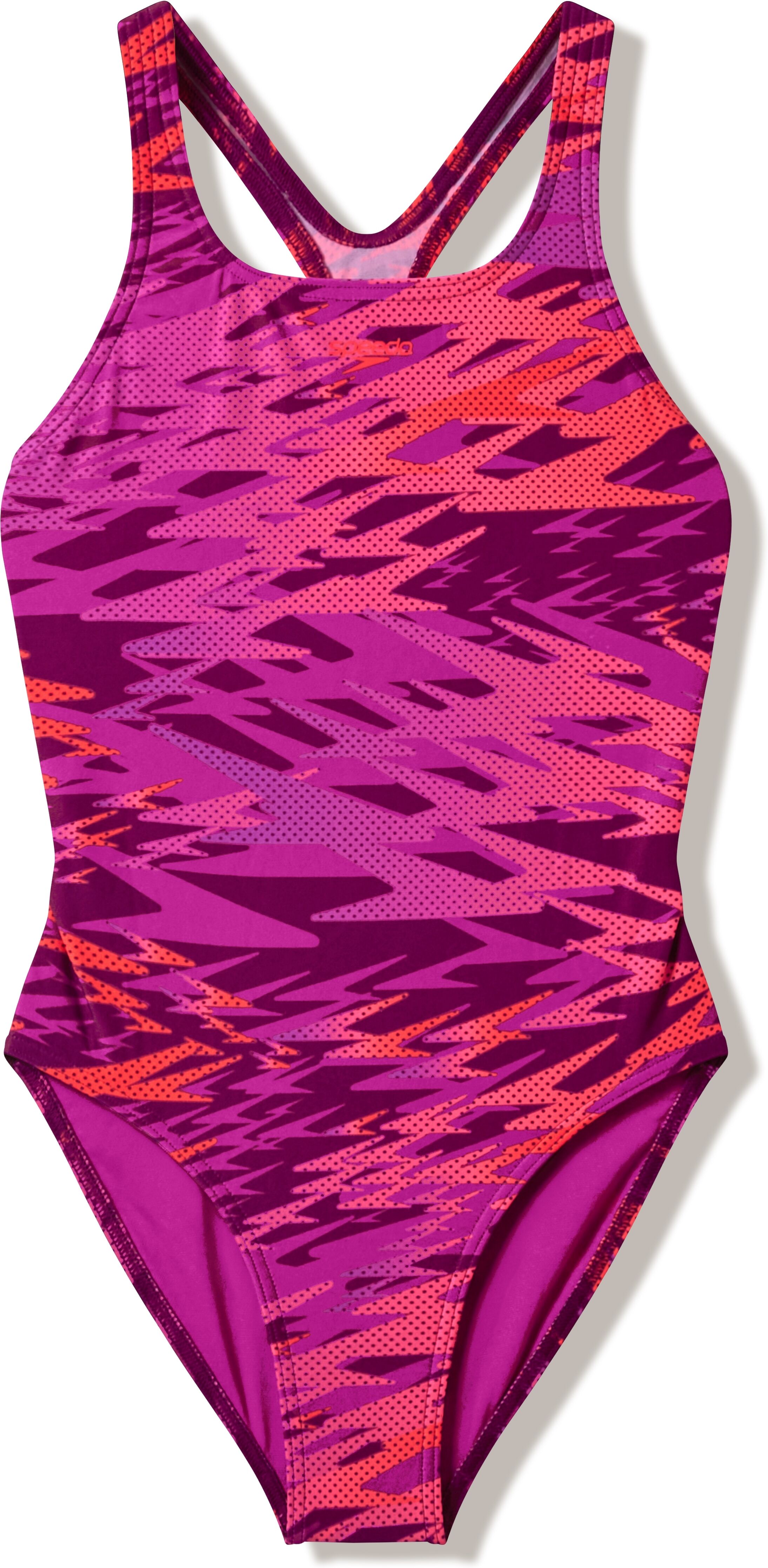 Badeanzug SPEEDO, Jungen, Gr. 14 (158/164), N-Gr, pink (pnk, ltpnk), Obermaterial: 100% Polyester, Badeanzüge Badeanzug, Topseller