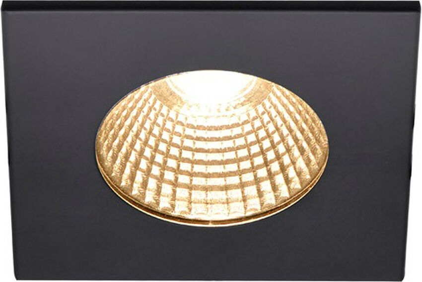 Slv Patta-I, Led Outdoor Deckeneinbauleuchte, Eckig Dl Ip65 Schwarz - Einbauleuchten (Outdoor)