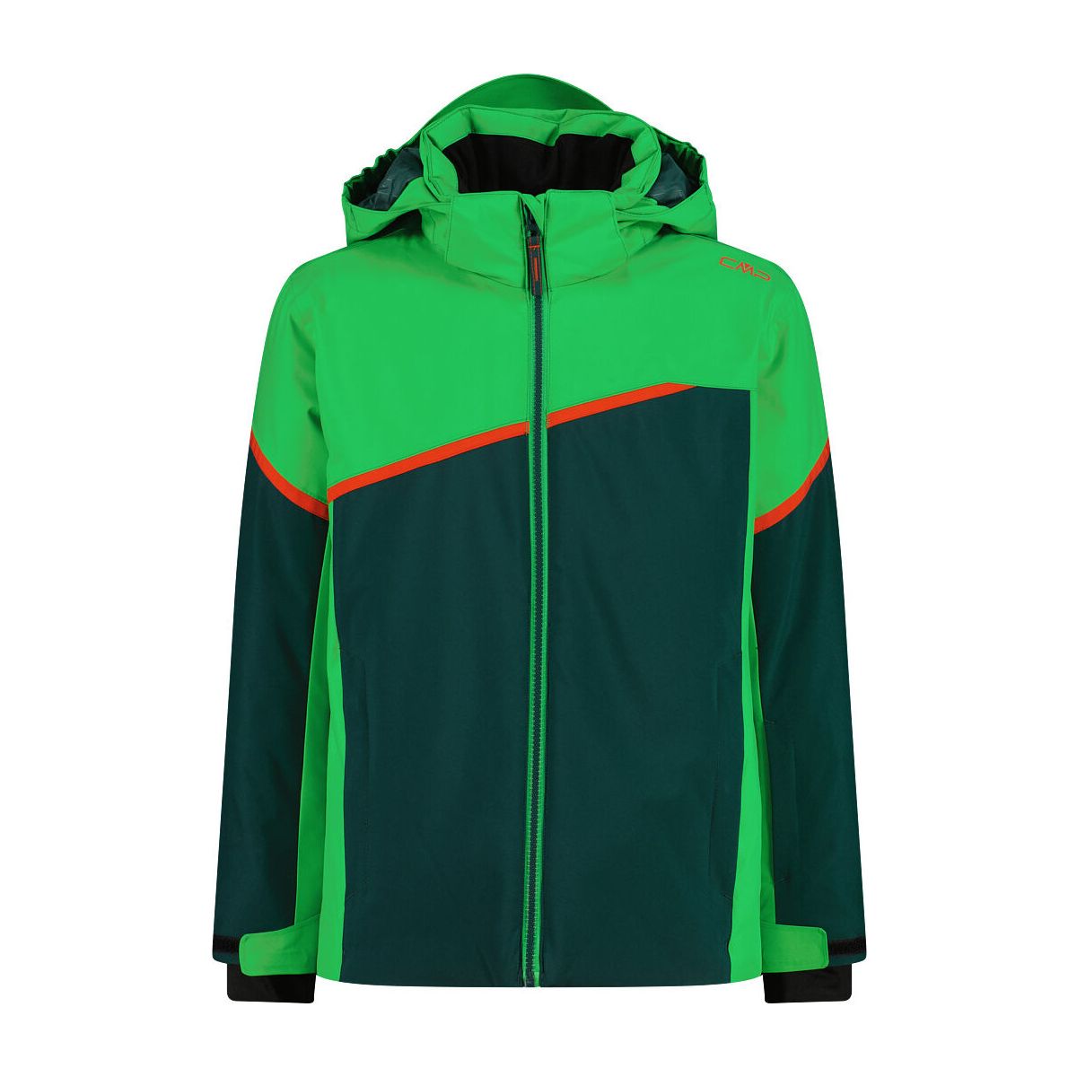 CMP KID Ski Jacket Snaps Hood alpine (E958) 152 35W0304-E958-152