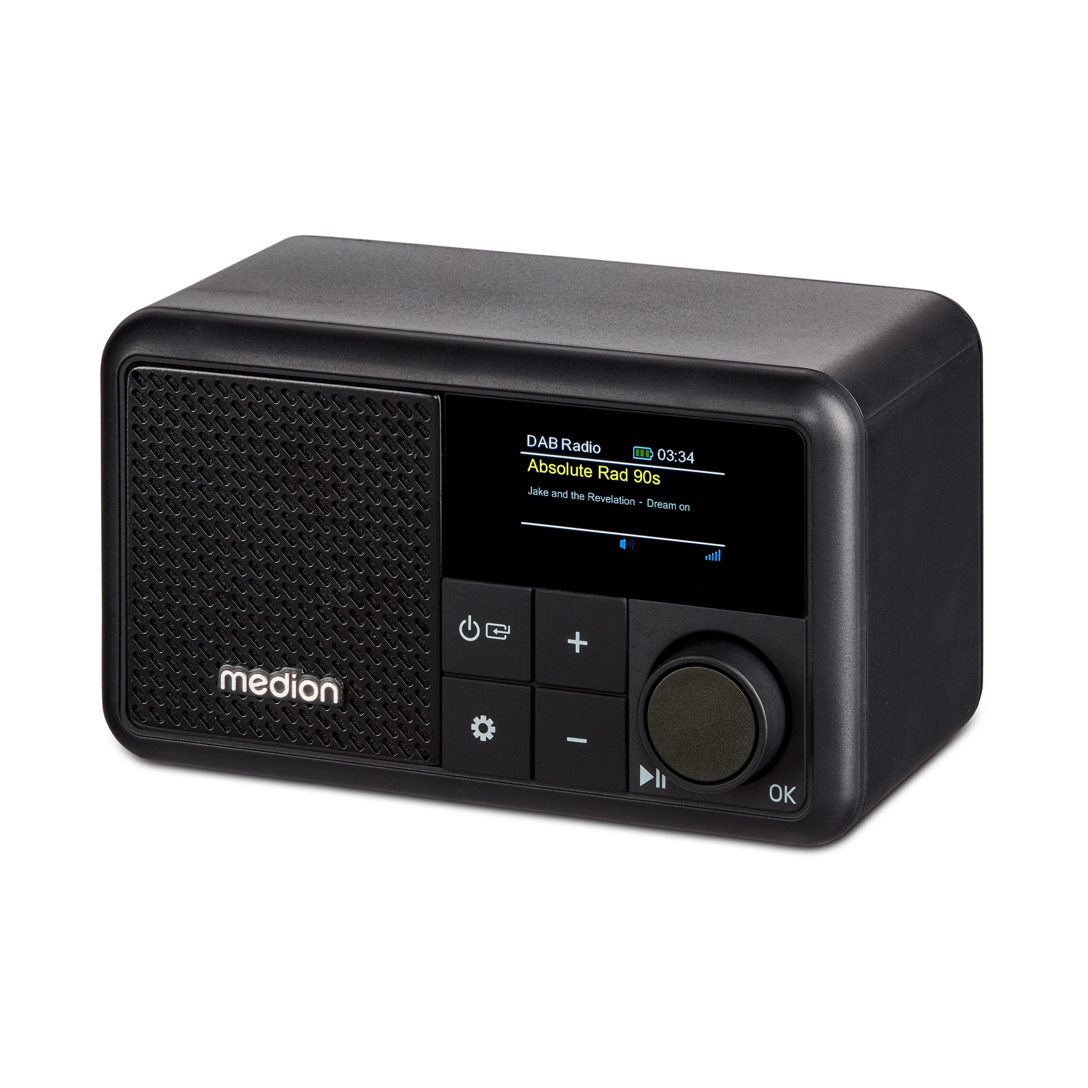 Medion LIFE® S66822 Tragbares DAB+ Radio schwarz 50077050