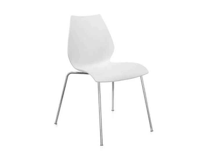 Kartell - Maui Stuhl 2871, zinkweiss