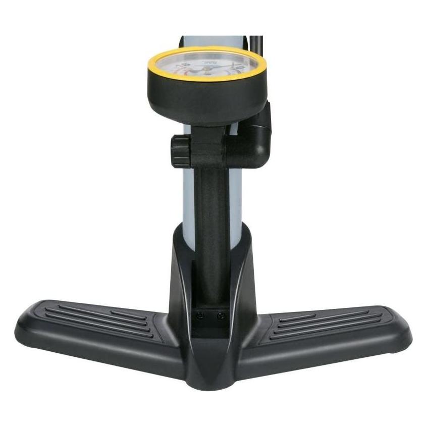 Dunlop Fahrrad-Fusspumpe mit Anzeige und 3 Adaptern (871125257378)