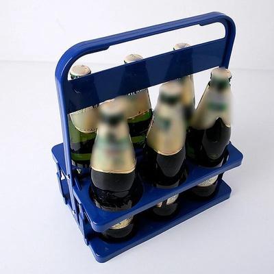 Uplift Essentials Foldable Drink Carrier Rack For Cups And Bottles blue 6holes