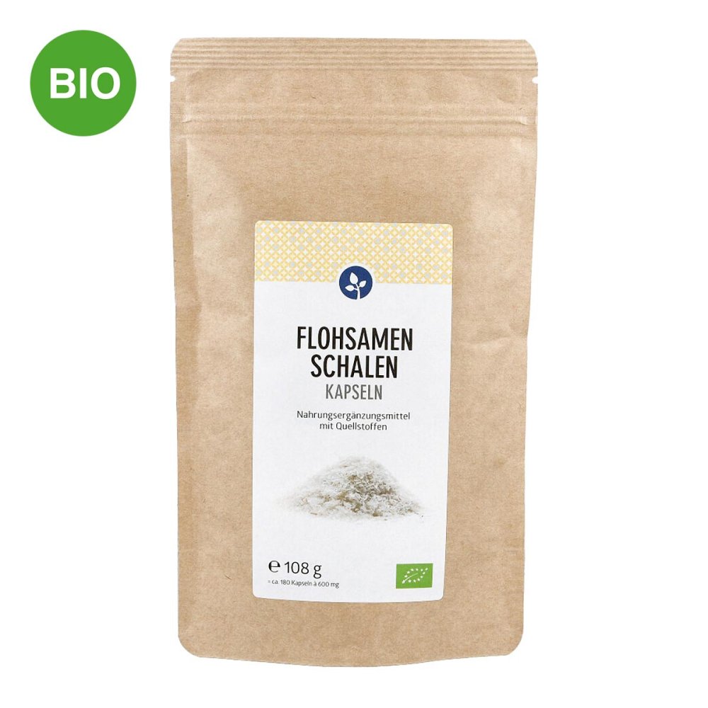 Aleavedis Naturprodukte GmbH Aleavedis Flohsamenschalen 500 mg Bio Kapseln 14355043