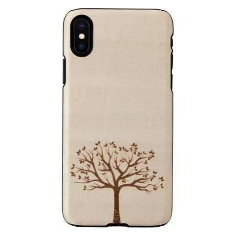 Man&Wood SmartPhone case iPhone X/XS apple tree black (Apple iPhone X, Apple iPhone XS) (1000000378)