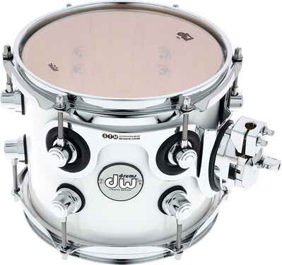 "DW Design 08""x07"" Tom Tom White White Gloss"