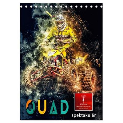 Quad spektakulär (Tischkalender 2027 DIN A5 hoch), CALVENDO Monatskalender