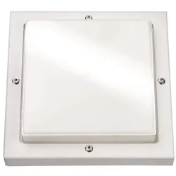 Sg, Gartenbeleuchtung, LED-Wandleuchte Bassi ws IP65 611187 10W 580lm 3000K dim IK10 240x240mm (580 lm, IP65)