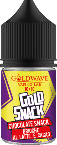 Goldwave Chocolate Snack Aroma Mini Shot 10ml Brioche Pan Di Spagna Latte Cacao