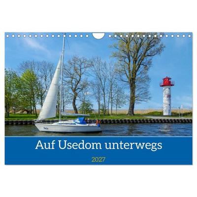 Unterwegs auf Usedom (Wandkalender 2027 DIN A4 quer), CALVENDO Monatskalender