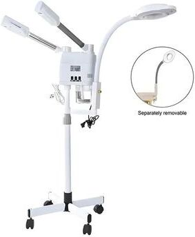 Inspired Living 3 in 1 Nano Ionic Facial Steamer With Ozone & LED Magnifying Lamp 220v Au