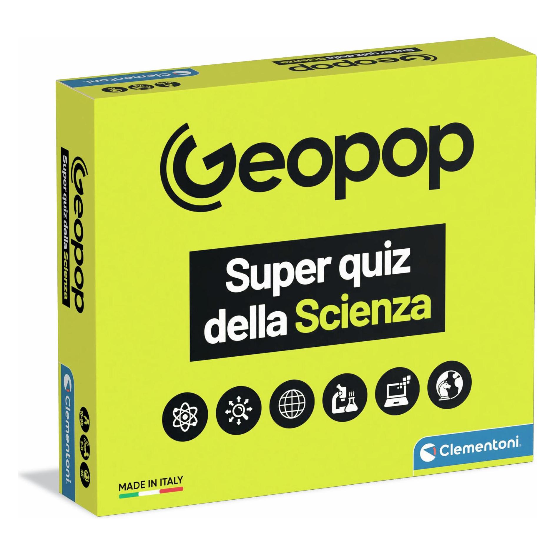 Clementoni GEOPOP - Il Super Quiz della Scienza (Deutsch) (58991977)