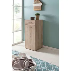 WIMEX Kommode Multiraumkonzept Holzoptik Braun Eiche Sägerau