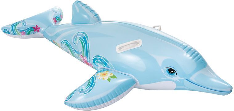 Bouée dauphin à chevaucher Intex