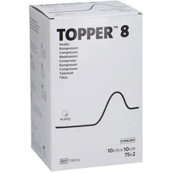 Topper 8 Kompresse 10x10 cm steril Tora Pharma