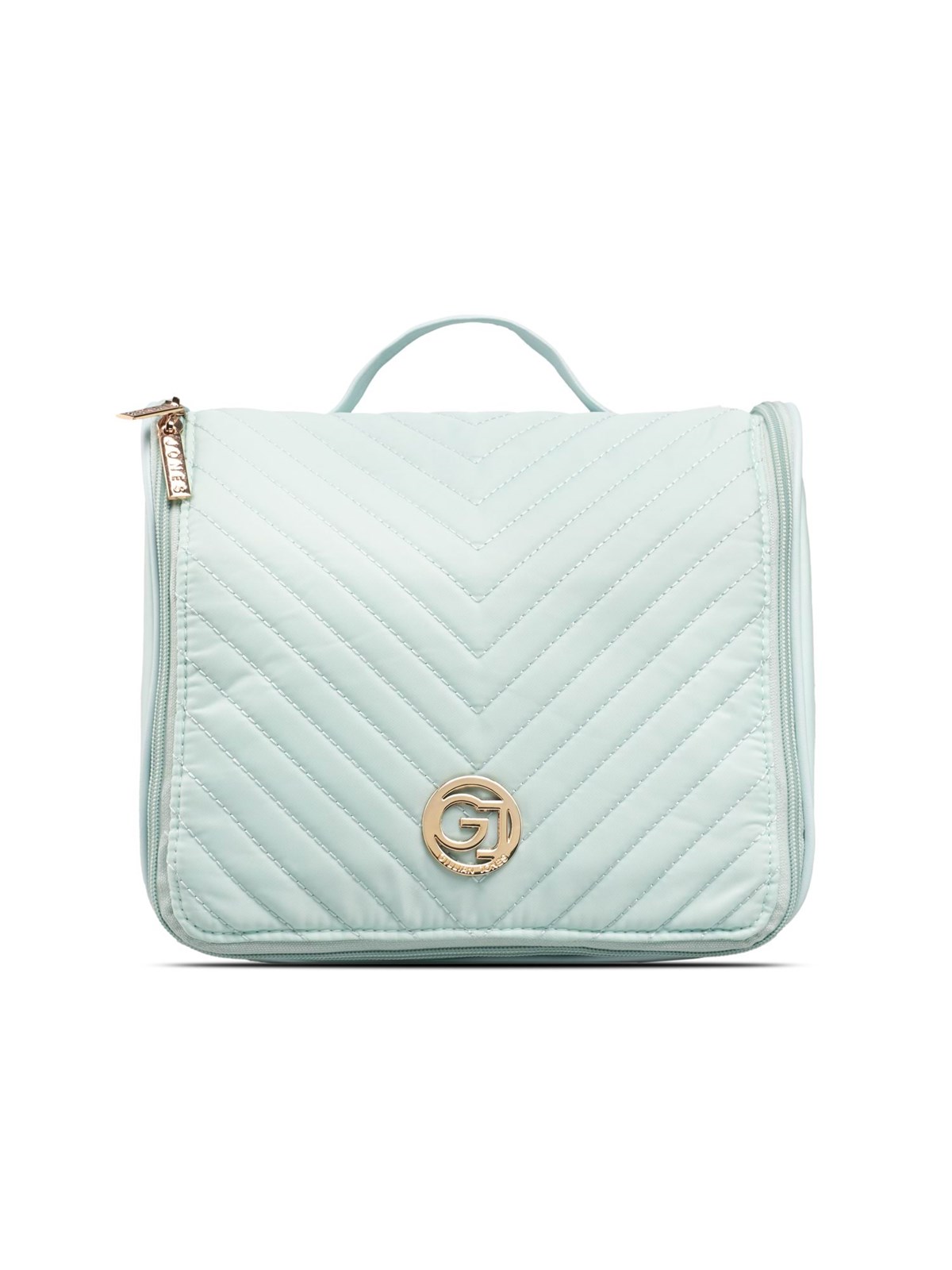 Gillian Jones Organizer Toiletry Bag - Ocean Quilted Nylon