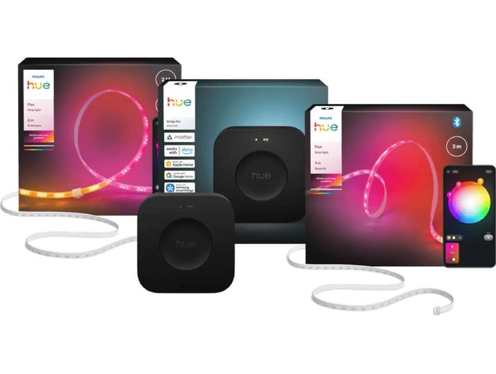 Philips Hue Flux Led Strip 5 meter + Bridge Pro