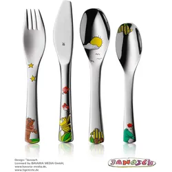Kinderbesteck WMF JANOSCH (LBH 21,50x15,50x2,50 cm) - silber - LBH 21,50x15,50x2,50 cm