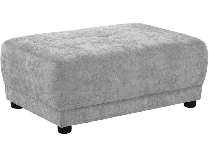 Hocker JOCKENHÖFER GRUPPE Loggia, B: 110 cm , grau, B:110cm H:47cm T:78cm, Korpus: 100% Polyester, Hocker, Hocker, mit Wellenfederung, Steppnähte