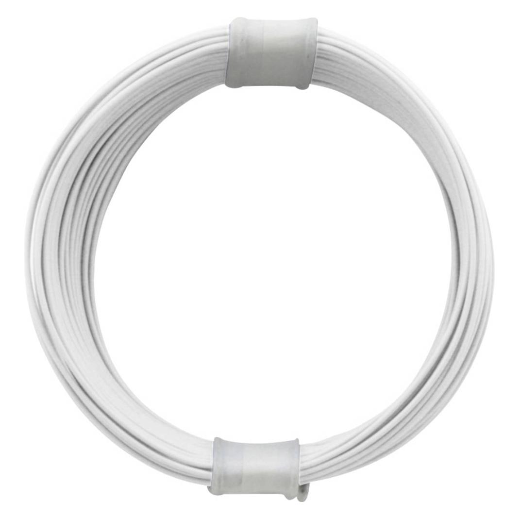 Donau Kupfer-Litze 10m Weiss Extra Dünn (10 m) (110-5)