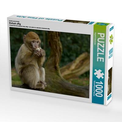 CALVENDO Puzzle Ein Motiv aus dem Kalender Einfach affig | 1000 Teile Lege-Größe 64x48cm Foto-Puzzle für glückliche Stunden