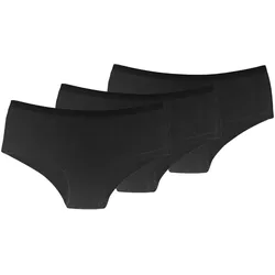 Gomati - Damen Panty, 3er-Pack - Schwarz / 44/46