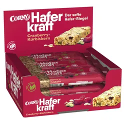 CORNY Müsliriegel Haferkraft Cranberry-Kürbiskern