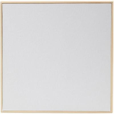 Creativ Company Malpappe mit Rahmen, Größe 30x30 cm, 280 g, Weiß, 1 Stk