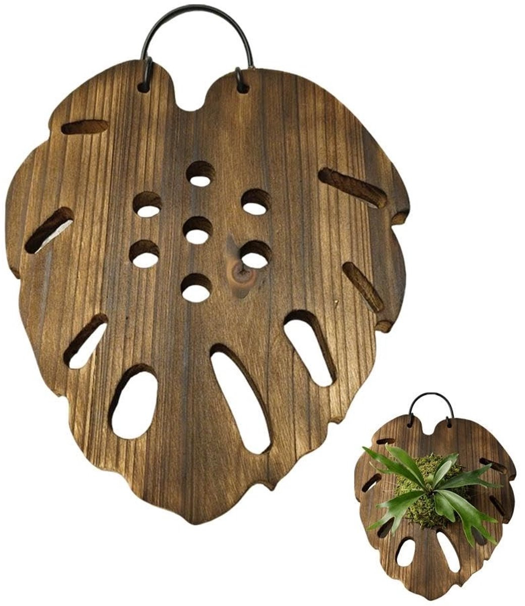 Elzusha Monstera Leaf Wandmontage voor Binnen