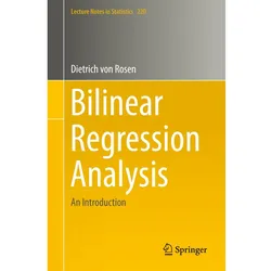 Bilinear Regression Analysis, Fachbücher von Dietrich von Rosen