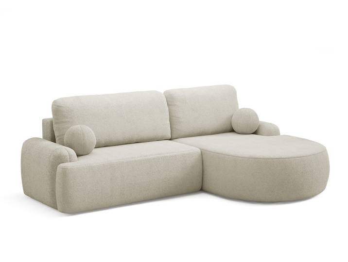 Ecksofa SELENA Creme (Quelle 03) Rechts