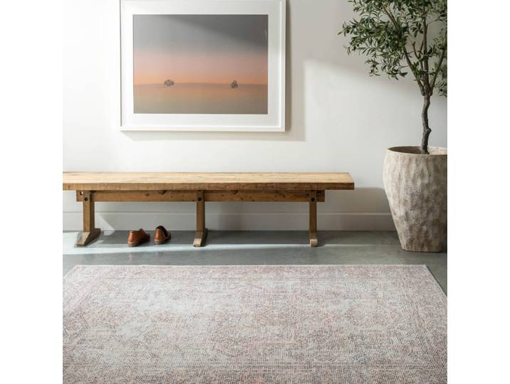 Becki owens x livabliss tapis vintage rose/crème 200x275